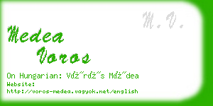 medea voros business card